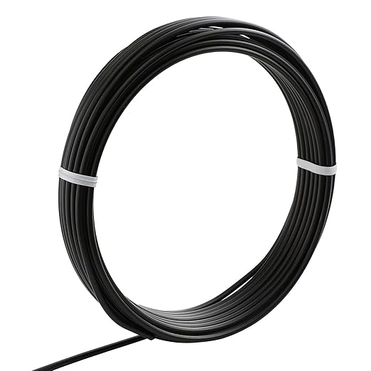 Wazakura 150 gr Black Anodized Aluminum Bonsai Training Wire Made in Japan (3 mm, Black)