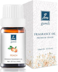 Peach Oil - Pure Organic Scent for for Aromatherapy, Diffusers, Spray, Skin & Hair Care, Massage, DIY Candles & Soap, Perfume - Fruity Fragrance, 10mL