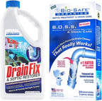 Bio-Safe Organics - Septic Tank Shock - Small Combo Drainfix & Small BOSS package - Patented Exxon Valdez Septic Tank Treatment - Septic Maintenance