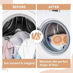 Bra Laundry Bag for Delicates, Machine Mesh Laundry Bags, Lingerie Protector for Bras, 2025 Upgrade No-Fallout Design - Lockable Zipper & 2 Keys for Bras, Underwear, Fits A-38DD Cup