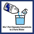 Basic Coatings Squeaky Cleaner Concentrate | Hardwood, Laminate Floor Cleaner | No Residue | Cleans Tough Dirt and Grease | 1 gal