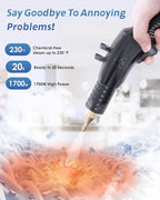 High Pressure Steam Cleaner, 1700W Steamer for Cleaning Grout Tile, Heavy Duty Portable Steamer Cleaner for Car Auto, High Heat Cleaning Steamer for Home Shower All Surfaces 110V