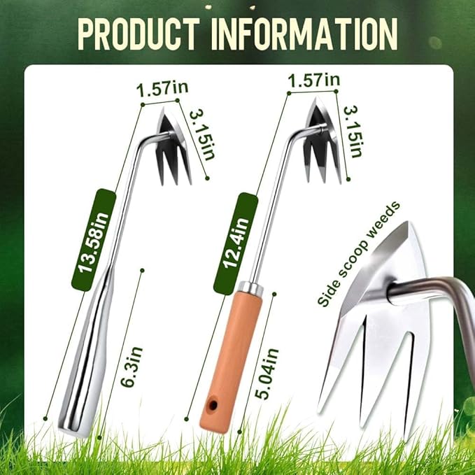 Weed Puller Tool，2026 New Weeding Artifact Uprooting Weeding Tool Weed Remover Tool Manganese Steel Weed Pulling Tool Manual Weeders Tool for Garden (A-1PCS)
