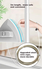 Double Sided Magnetic Window Cleaner, Outside Glass Wiper, 5-Gear Adjustable Outsider Glider Washing Brush Tool, for High-Rise Double Car Glazed Windows (0.3"-1.2")