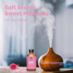Rose Essential Oil 4 Oz, 100% Pure Natural Rose Oil for Diffuser, Skin, Hair, Body, Face Care, Perfume DIY