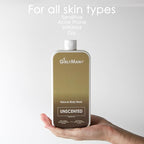GirlyMan Natural Body Wash - Made with Olive Oil & Aloe Extract, No Artificial Fragrance, PH Balanced, Gentle Formula, Nourishing Ingredients, Family Owned (Unscented)