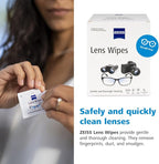 ZEISS Pre-Moistened Lens Cleaning Wipes, 80 Count