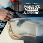 Slick Products Streak-Free Glass Cleaner – Ammonia-Free Window, Mirror, Chrome & Tint Cleaner – Removes Dirt, Smudges & Fingerprints – Ready-to-Use – 32 oz.