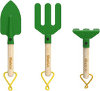 Red Toolbox Miracle-GRO 3 Piece Hand Garden Toolset for Kids Age 3+ with Hand Trowel, Hand Fork and a Hand Rake
