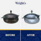 Wright's Silver Cleaner and Polish Cream, 8 Ounce, Gently Clean and Remove Tarnish for Jewelry, Pewter, and Sliver Without Scratching, Ammonia Free