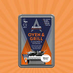 Astonish Specialist Oven & Grill Cleaner & Sponge, 250g – Heavy Duty Degreaser Paste with Orange Oil – Restores Shine to Ovens, Grills & Racks – No Harsh Chemicals, 3 Pack