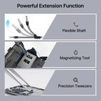 AXTH 128-in-1 Precision Screwdriver Set, Professional Magnetic Mini Repair Tool Kit for Phone, Computer, Watch, Laptop, Macbook, Ring Doorbell, Eyeglass, Electronic, [Bearing Steel] Screw Driver