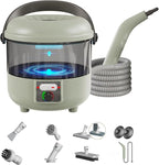 2500W Powerful Handheld Steam Cleaner with 6 Brush Heads - 45 Mins Runtime, 110V Multiuse Steamer for Deep Cleaning Upholstery, Car, Kitchen, Bathroom, Tile & Grout