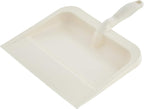 Polka Dot Design Broom with White Plastic Dustpan, Sweep Set Indoor and Outdoor Use, Green/White, by Superio