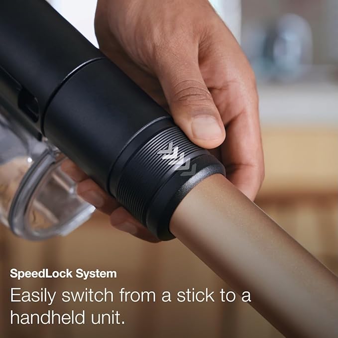 Miele Duoflex Extra Vacuum Cleaner, Cordless and Bagless Multi-Use, Multi-Floor Flexible Stick Vacuum with 2 Attachable Brushes, in Brilliant White / Space Grey