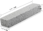 8 Pack Pumice Stone for Toilet Bowl Cleaning, Scouring Stick Remove Toilet Bowl Hard Water Rings, Calcium Buildup and Rust Suitable for Cleaning Toilet, Bathroom, Kitchen Sink, Grill（Gray