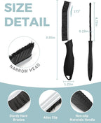 SXhyf Crevice Cleaning Brush - Grout Scrub Brush, House Cleaning Supplies, Gap Cleaning Tools, Home Essentials, Gifts for Women Men, Hard Bristle Crevice Cleaner Brush for Household Use, Bathroom