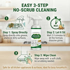 Multifunctional Kitchen Appliance Cleaner Spray Pro Powerful Grease Stain Removal Invisible Protective Layer Effortless Scrub Free Versatile Whole Home Use Light Refreshing Scent 4oz(1Pc)