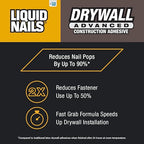 Liquid Nails Drywall Advanced 28 oz. Off-White Latex-Based Interior Drywall Adhesive, 12 Pack