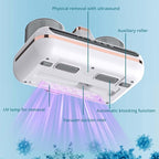 Bed Vacuum Cleaner Mattress Vacuum with UV 10Kpa Suction HEPA Filter 100W, 245nm UV Light & 10000 RPM/Min Recharging Battery Power, Heating, Brush Wheel Rotation, Large Suction, LED Display