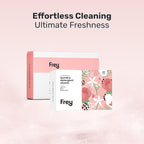 FREY Laundry Detergent & Dryer Sheets Bundle | 60 Count | Plastic Free | Liquidless Full Wash Solution | Soft Fresh Clothes (Jasmine Meadow)