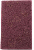 5pcs Nylon Scourer Pad Shell Polishing Professional Industrial Abrasive Hand Scouring Pad (fine-Red)