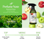 PIGEON Fabric Refresher, Green Apple & Rose Musk, Odor Eliminator for Home, Couch Spray Deodorizer, Fabric Refresher Spray for Furniture, Bed, Clothing, Curtains, Apple Bomb – Pack of 3