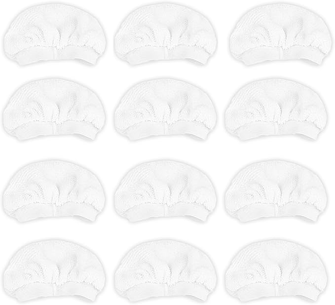 12Pack Microfiber Cloths for Handheld Steam Cleaner Compatible with Bissell Steam Shot, Comforday, PurSteam, Wagner Spraytech, Universal Washable Steam Cleaner Accessories