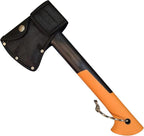 Axe Blade Cover Sheath 6.1''x4.1'' for 1-1/4lb Axe, Hatchet Head Holster with Double Snap Closure, Protective Nylon Case for Outdoor Hiking Work Camping Blade Protection, Fits Small Axes