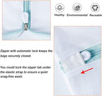 Large Mesh Laundry Bags, 2 Pack 35 in x 27 in Washable Fine Net Washing Machine Bags for Delicates, Blankets, Comforters, Bedding, Clothing, Toys, Pet Items