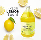 Marble & Stone Floor Cleaner | Concentrated Daily Formula (1 Gallon) | pH Neutral, Streak-Free | Safe for Marble, Travertine, Limestone, Granite, Terrazzo & More | Cleans & Refreshes.