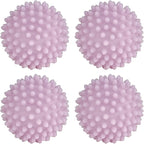 Dryer Balls 4 Pack - Non-Toxic Reusable Dryer Balls (Light Purple)