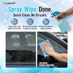 Nanoskin CRYSTAL-CLEAR VOC-Free Glass Cleaner 5 Gallon - Ultra-Concentrated, Eco-Friendly, Streak-Free Finish | Versatile Use for 40:1 Dilution | Perfectly Safe for Auto, Home, Garage & Beyond