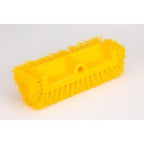 SPARTA Multi-Level Tile Scrub Brush 12" Wide Brush Head, Heavy-Duty Tile Cleaning Brush with End Bristles for Commercial Tiles, Tubs and Floor, Plastic, 12 Inches, Yellow, (Pack of 12)