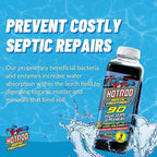 Hotrod Septic Tank Treatment - 12 Month Supply Extends Septic System Life and Prevents Costly Repairs - Industrial Grade - Easy to Use (12 Month, 4.00, Count)