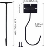 Self-Adhesive Banana Hooks, Foldable Magnetic Hanger Under Cabinet, Sturdy Metal Banana Holder for Kitchen, Space-Saving Design to Keep Bananas Fresh 4 Pieces Black