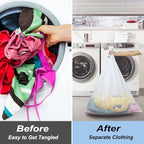 Vivifying Mesh Laundry Bags, 2 Pack XXXL Extra Large Honeycomb Laundry Bags with Zipper for Washing Machine, Coats, Stuffed Toys, Blanket, Sweater, Delicates Clothes