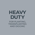 Woodland Tools Heavy Duty Garden Transplanter - Narrow Anodized Aluminum Hand Shovel with Depth Markings and Ergonomic Grip, Planting and Digging Tool for Soil, Flowers, Bulbs, and Raised Beds