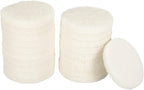 HARFINGTON 20pcs Scrubber Scouring Pads 450 Grits 3 Inch Drill Power Brush Hoop and Loop Surface Conditioning Disc Drill Scuffing Disc Scrub Pads for Home Kitchen Cleaning, White