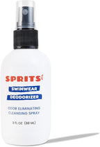 Driftline SPRITS Deodorizer Spray – Odor Eliminator for Wetsuits, Gym Bags & Activewear – Plant-Based, Skin-Safe, Biodegradable, Eco-Friendly, No Sulfates or Parabens, Travel Size (3oz)
