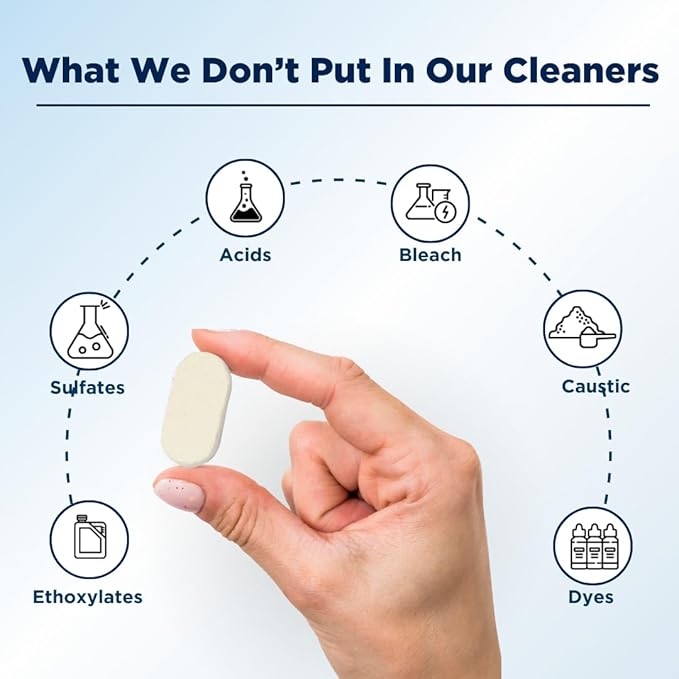 Washing Machine Descaler Tablets | Eco-Friendly & Non-Toxic Plant-Based Descaling Formula | 10X Deep Cleaning | Protects Drum & Removes Limescale | Jasmine - Pack of 2