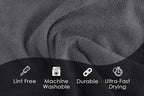 Avalon Towels Microfiber Cleaning Cloths (Value Pack of 36) - Size 16 x 16 Inches, Highly Absorbent Cleaning Rags, Lint Free, Reusable and Washable, Microfiber Towels for Cars