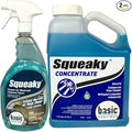 NEW Basic Coating Squeaky Spray Bottle 32 fl oz + Basic Coating Squeaky Concentrate 1 Gallon Hardwood Floor Cleaner