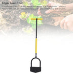 Half Moon Edger Lawn Tool, Lawn Edgers with Soft Handle, Manual Lawn Edger for Grass, Borders Sidewalks, Driveways, Gardens