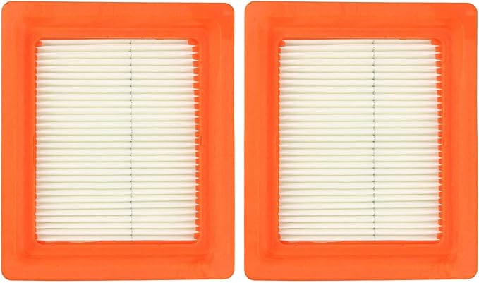 17211-Z8B-901 17211-zl8-023 Air Filter fit for Honda gc135 gcv135 gc160 gcv160 gc190 gcv190 gx100 and gxv57 Engines Lawn Mower Air Cleaner 491588 399959 F220 tillers, Bomag BT60(Pack of 2)