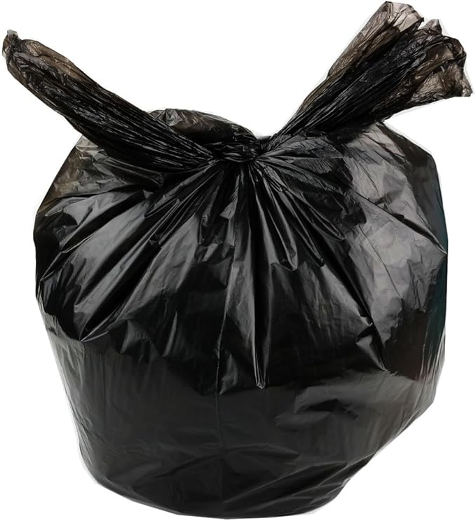 13 Gallon Kitchen Trash Can Liners, 130 Counts, Black