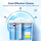 Toilet Bowl Cleaner, 3 Pack Automatic Toilet Cleaner Bottle, Long-Lasting Deep Cleaning & Deodorized, Blue Ocean Scent