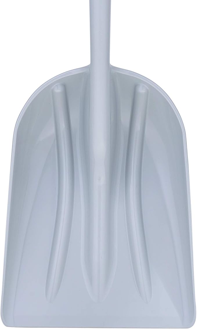 True Temper 1680700 Poly Scoop with Hardwood Handle and D-Grip