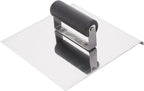 MARSHALLTOWN QLT Stainless Steel Hand Edgers, Plastic Handle Material, 203mm Length, 203mm Width, 10mm Radius, 13mm Lip, Made In The USA, CE528SP