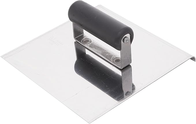 MARSHALLTOWN QLT Stainless Steel Hand Edgers, Plastic Handle, 203mm Length, 203mm Width, 6mm Radius, 10mm Lip, Made In The USA, CE527SP